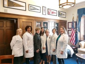 Dr. Abernathy and colleagues meet with Representative Susan Brooks in Washington, D.C..